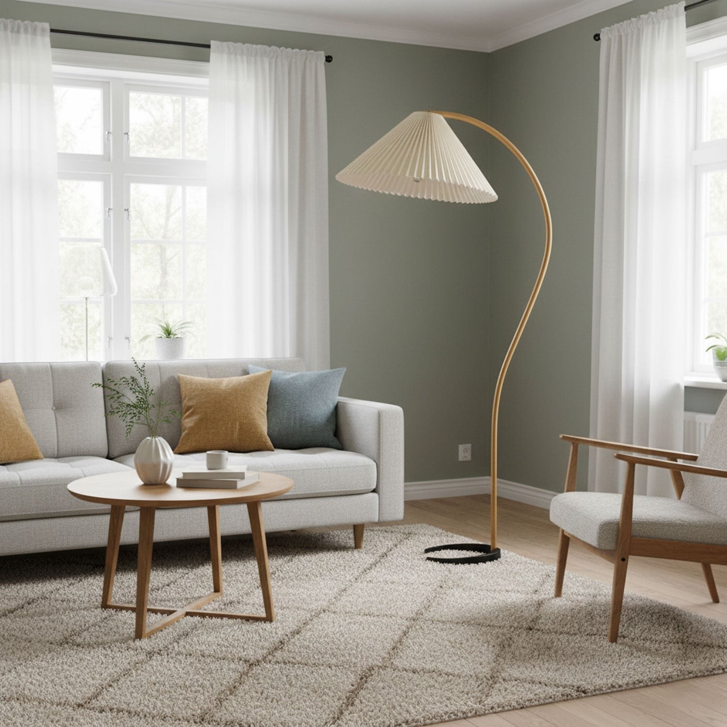 Caprani Scandinavian Floor Light, Floor Lamp, detail 12