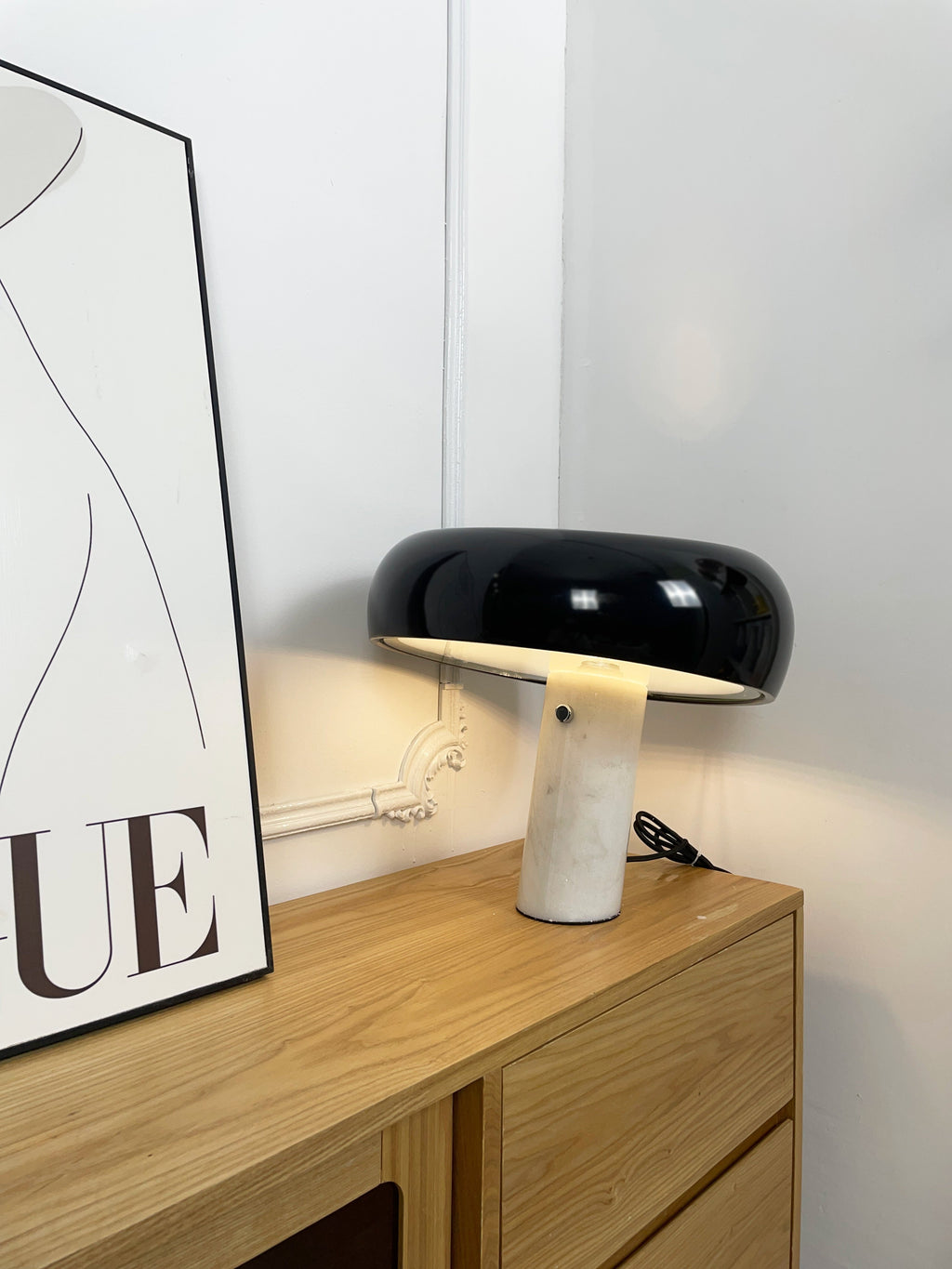 Carrara Marble Glow Table Light, Bedside Table Lamp, detail 122