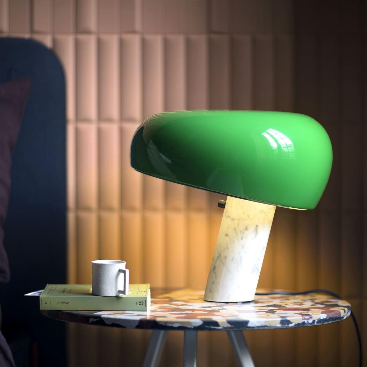 Carrara Marble Glow Table Light, Bedside Table Lamp, detail 6