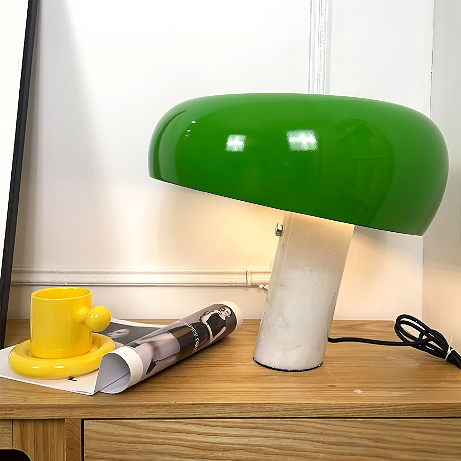 Carrara Marble Glow Table Light, Bedside Table Lamp, detail 7
