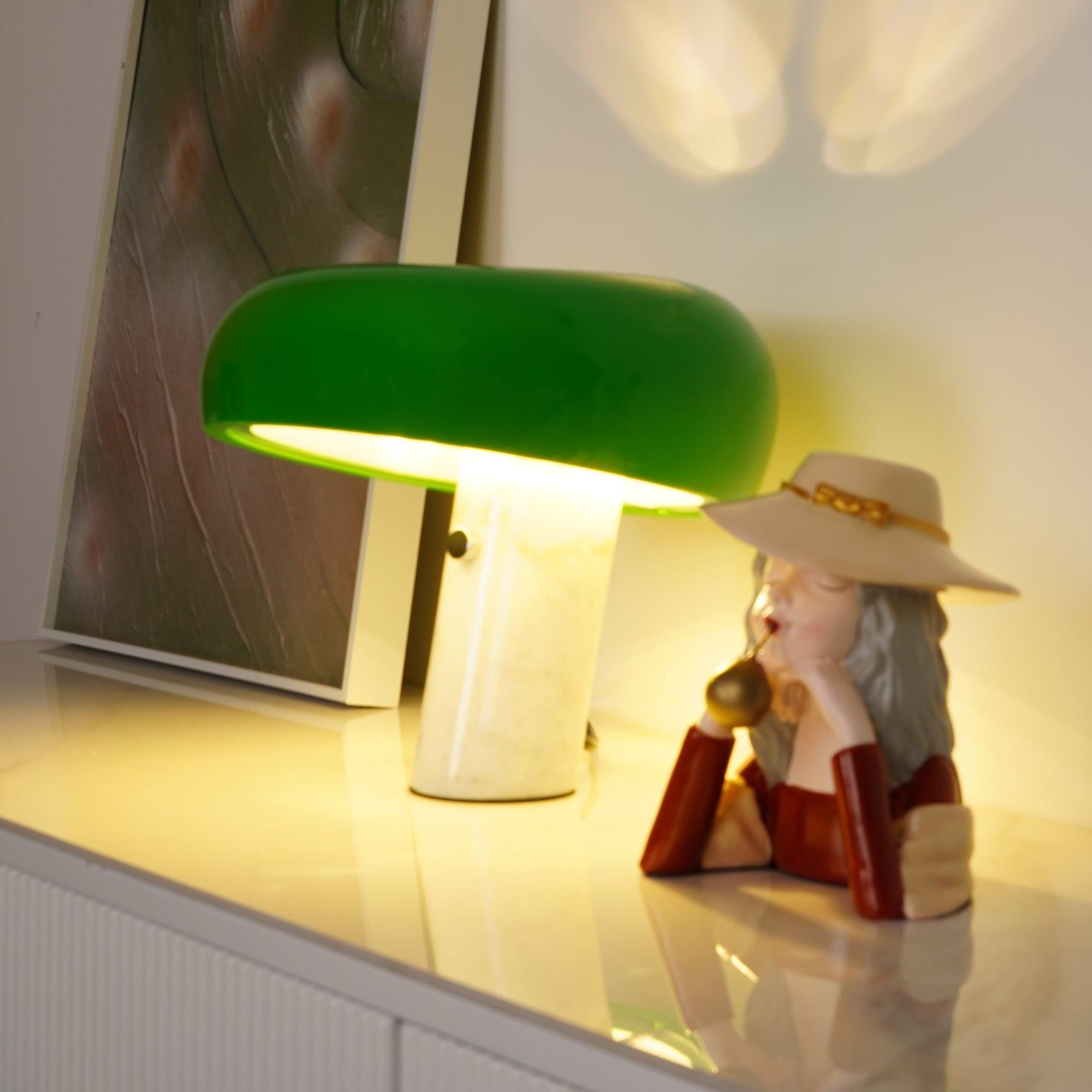 Carrara Marble Glow Table Light, Bedside Table Lamp, detail 8
