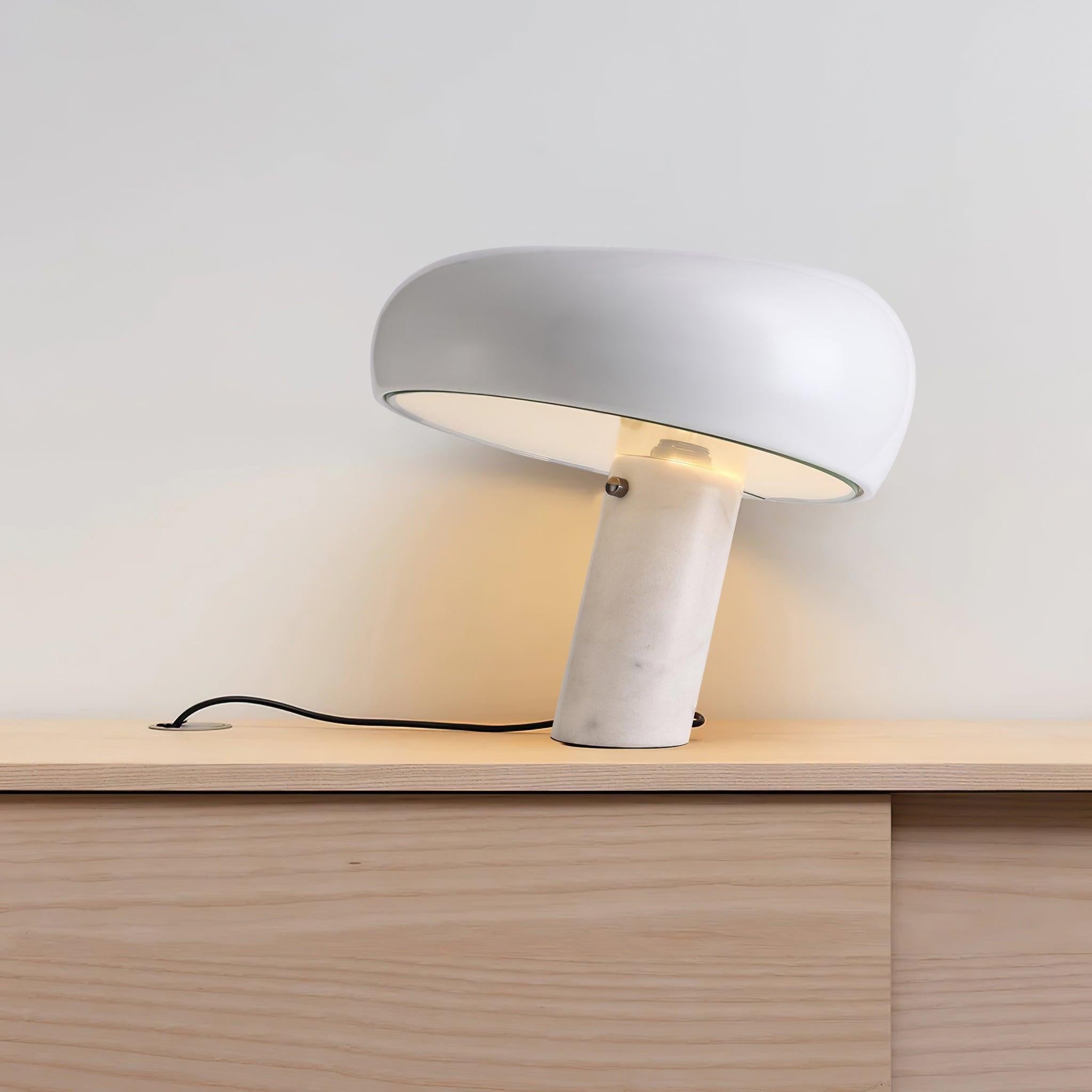 Carrara Marble Glow Table Light, Bedside Table Lamp, detail 99
