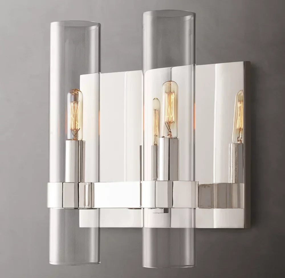 Ravelle Double Wall Light, Bathroom Wall Sconce, detail 10