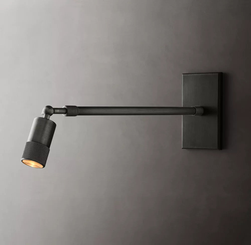 Utilitaire Grand Telescoping Wall Light, Bedroom Wall Sconce, detail 9