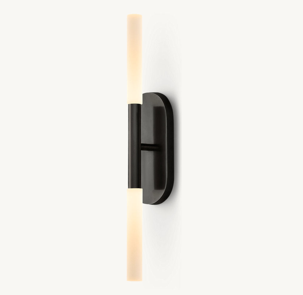 Rousseau Linear Wall Light, Bathroom Wall Sconce, detail 13