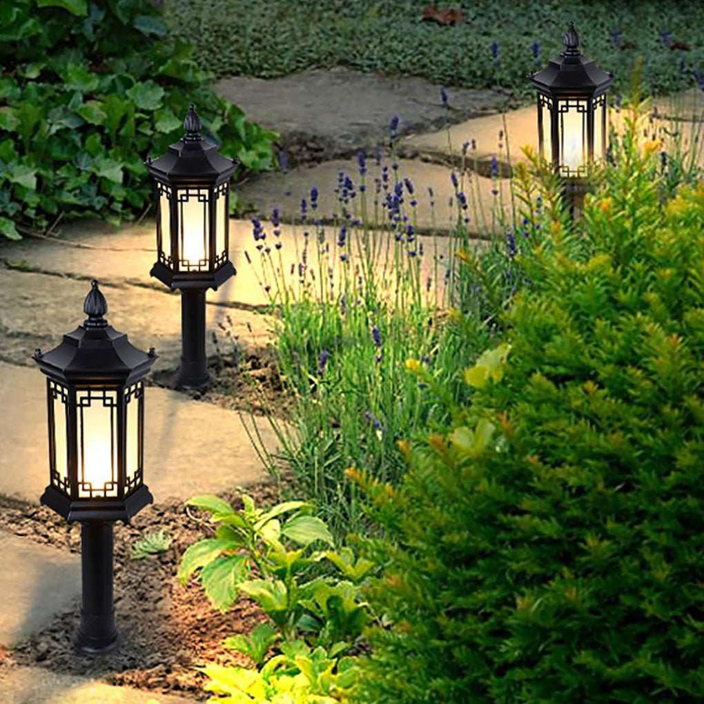 Timeless Asian Style Landscape Decorative Lighting Pathway Lights for Villa Courtyard, Outdoor Wall Light, detail 6