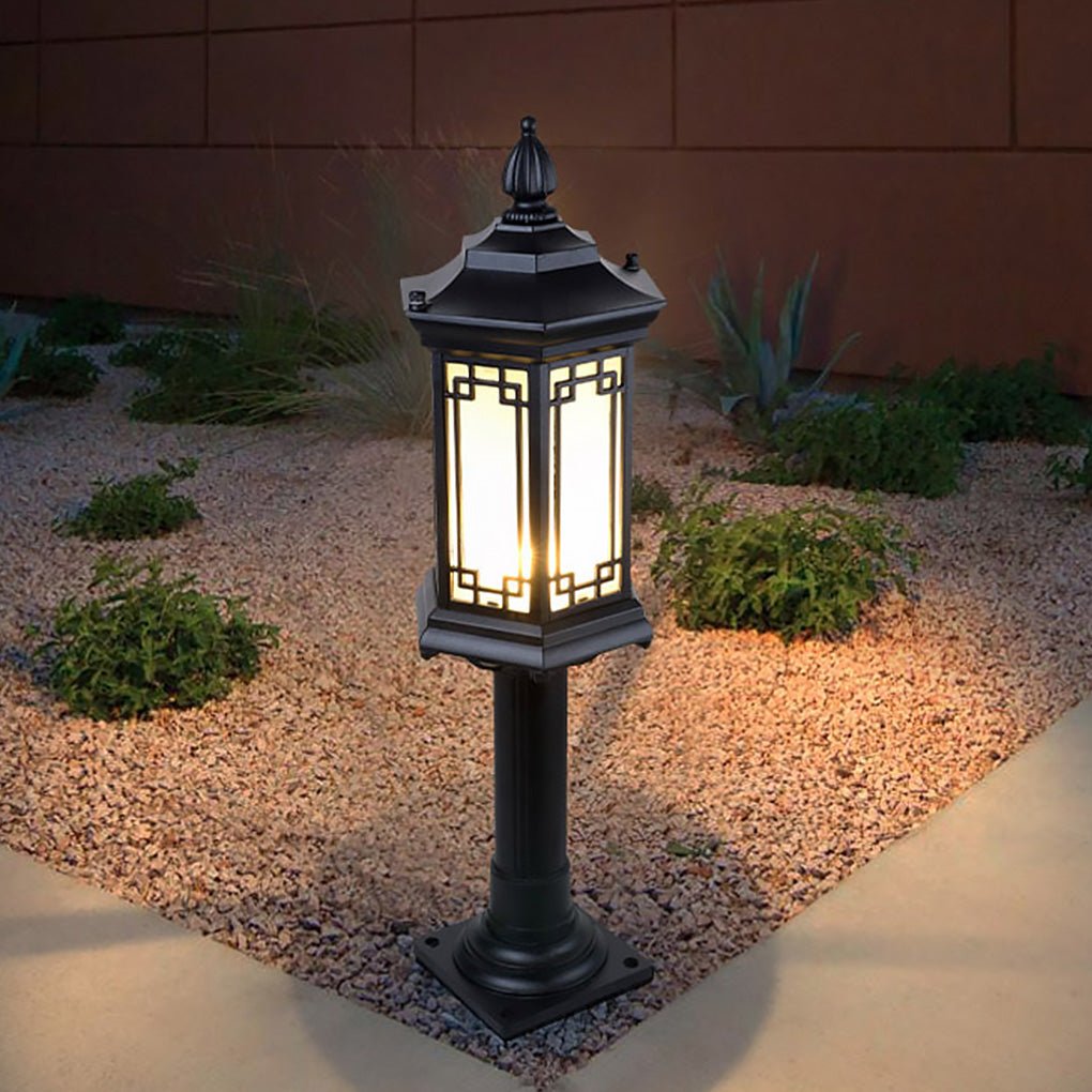 Timeless Asian Style Landscape Decorative Lighting Pathway Lights for Villa Courtyard, Outdoor Wall Light, detail 4