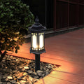 Timeless Asian Style Landscape Decorative Lighting Pathway Lights for Villa Courtyard, Outdoor Wall Light, Aluminum, W 6.1in