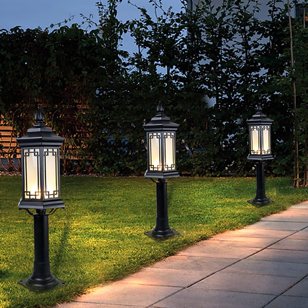 Timeless Asian Style Landscape Decorative Lighting Pathway Lights for Villa Courtyard, Outdoor Wall Light, detail 5