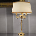 Timeless Gold Candelabra Table Light, Bedside Table Lamp, Height 65 cm