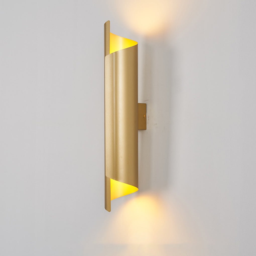 Timeless Nordic Unique Chic LED Curved Metal Wall Light for Bedside Living Room Aisle, Bedroom Wall Sconce, detail 6