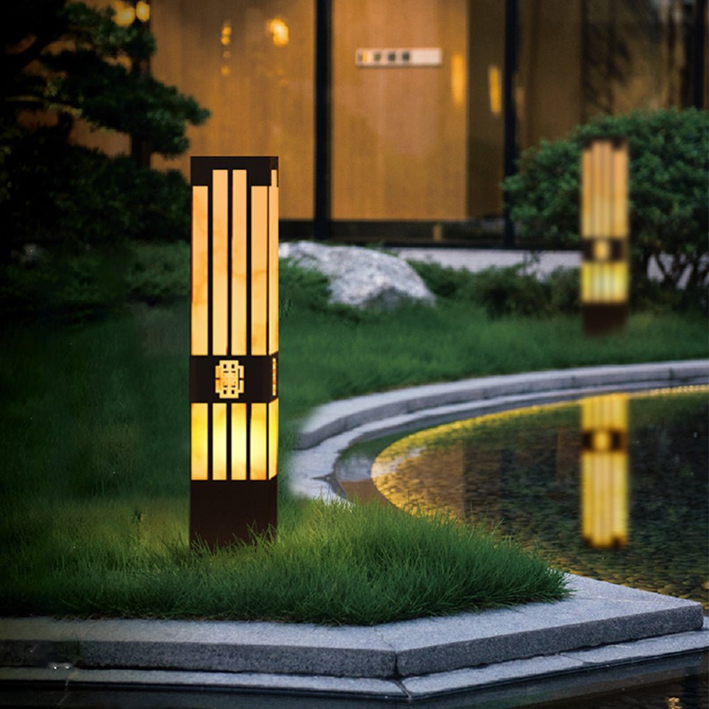 Timeless Vintage Engraving Hollow Landscape Decorative Lighting Post Lights for Exterior, Outdoor Wall Light, detail 3