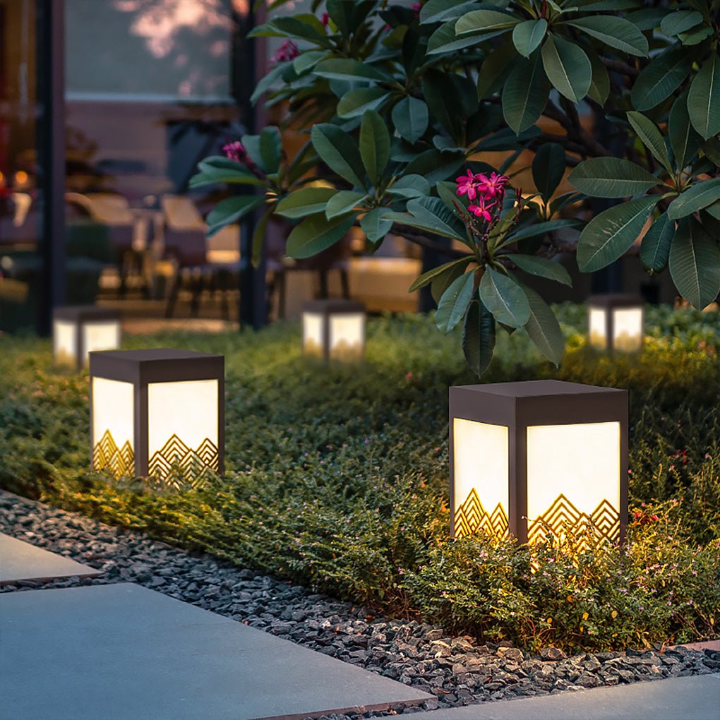 Classical Hollowed Pattern Landscape Decorative Lighting Waterproof Lawn Lamp for Exterior, Outdoor Wall Light, detail 4