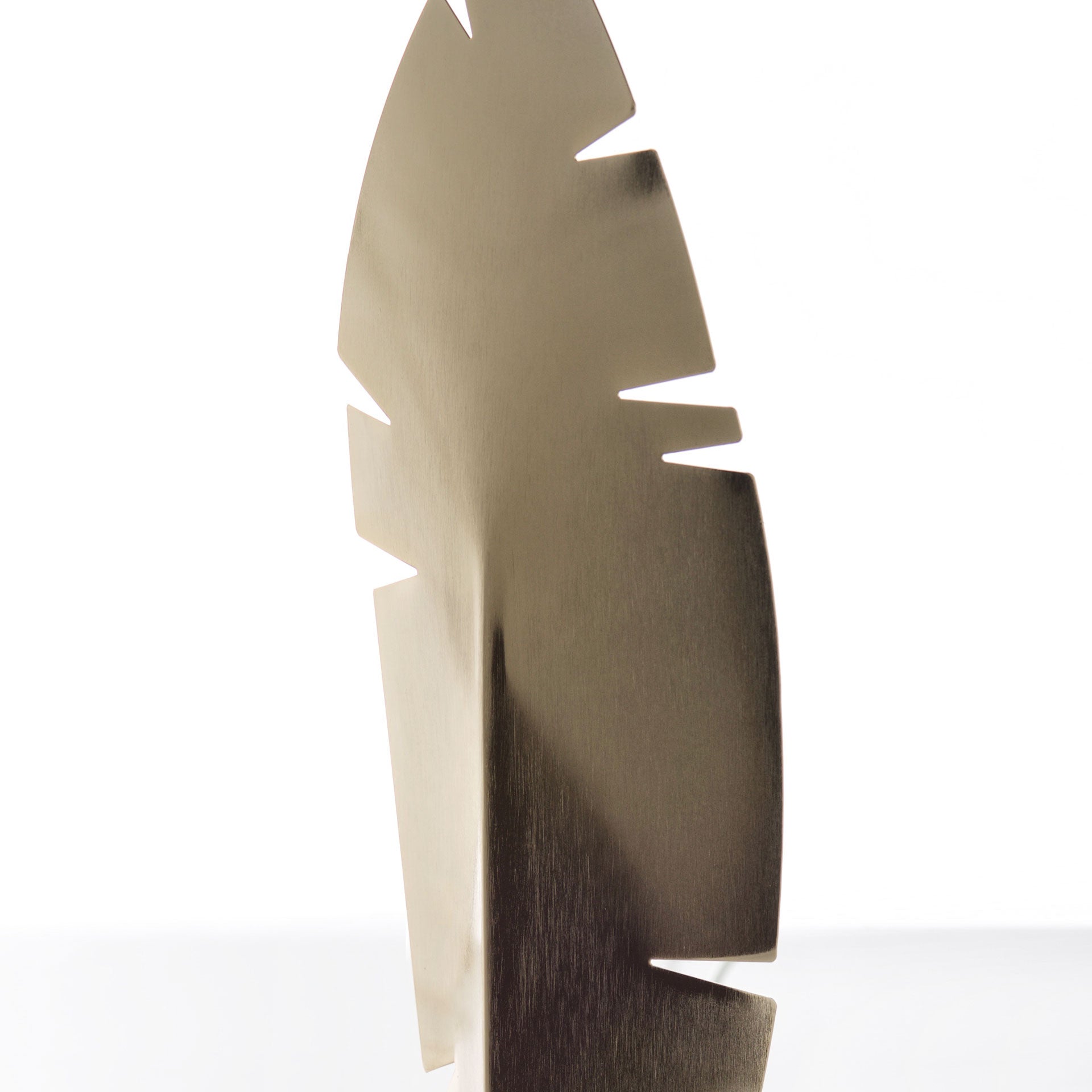 Contemporary Carrara Marble And Italian Leaf Table Light, Bedside Table Lamp, detail 2