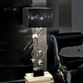 Contemporary Italian Geometric Design Table Light, Bedside Table Lamp, height 90 cm