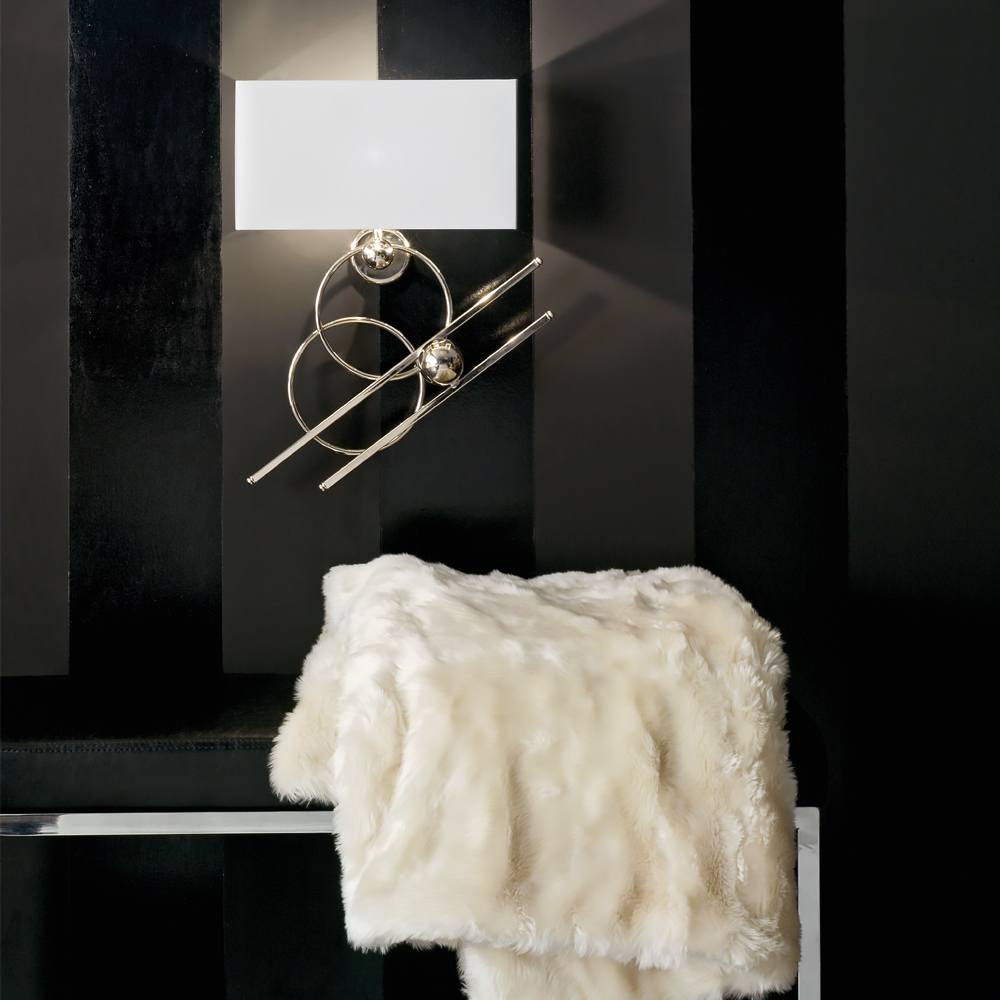 Contemporary Italian Geometric Design Wall Light, Bedroom Wall Sconce, detail 4