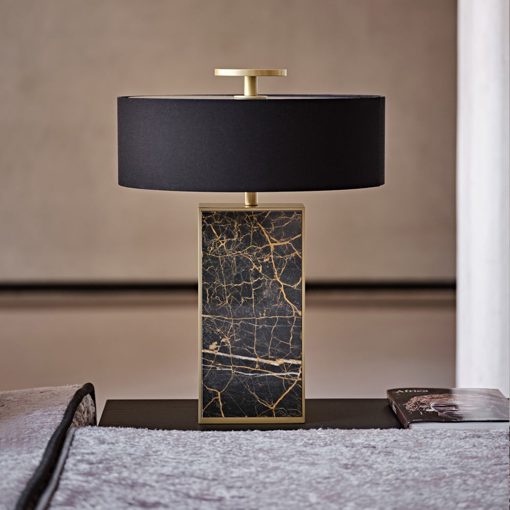Contemporary Marble Table Light, Bedside Table Lamp, detail 5
