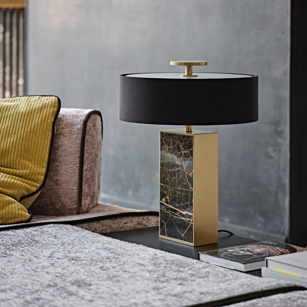 Contemporary Marble Table Light, Bedside Table Lamp, detail 4