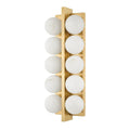 Emille Wall Light - Vintage Brass Wall Lamp, Hardwired Wall Sconce, 18.25"H x 6.75"W