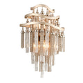 Corbett Lighting Chimera 2 Light 12-1/4" Wide Wall Light with Crystal Accents, Bedroom Wall Sconce, 2"