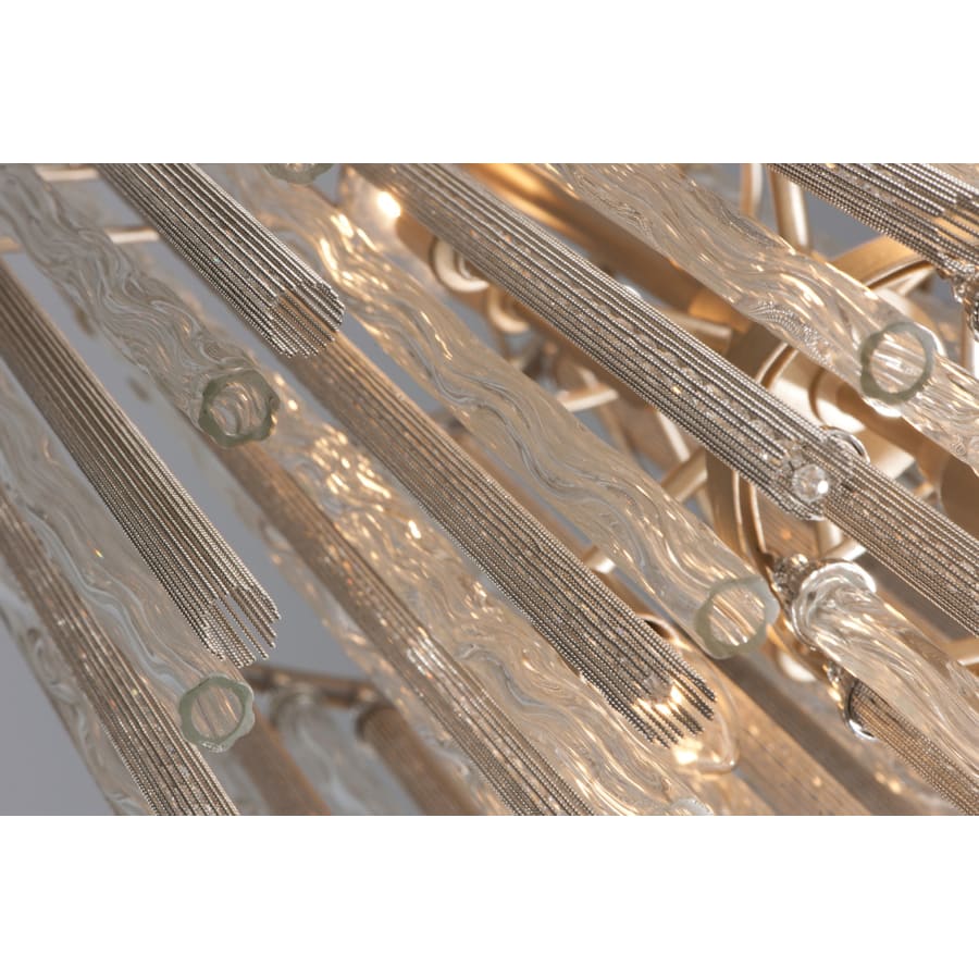 Corbett Lighting Chimera 2 Light 12-1/4" Wide Wall Light with Crystal Accents, Bedroom Wall Sconce, detail 4