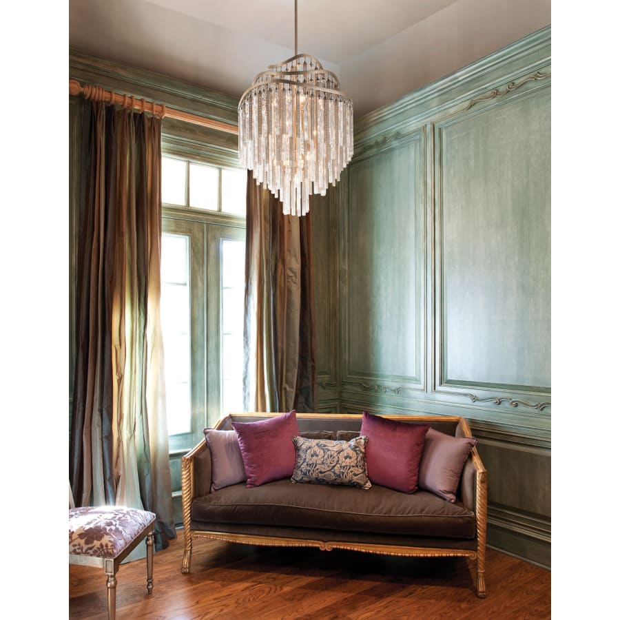 Corbett Lighting Chimera 2 Light 12-1/4" Wide Wall Light with Crystal Accents, Bedroom Wall Sconce, detail 3