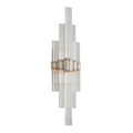 Viola Wall Light, Hardwired Wall Sconce, Hand-Crafted Iron, 7"W x 27.5"H