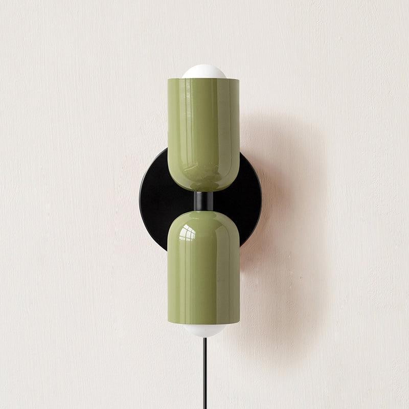Couleur Dual Glow Wall Light, Plug-In Wall Sconce, detail 2
