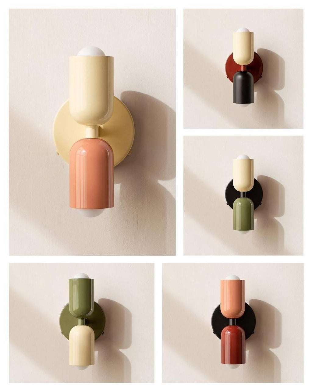 Couleur Dual Glow Wall Light, Plug-In Wall Sconce, detail 31