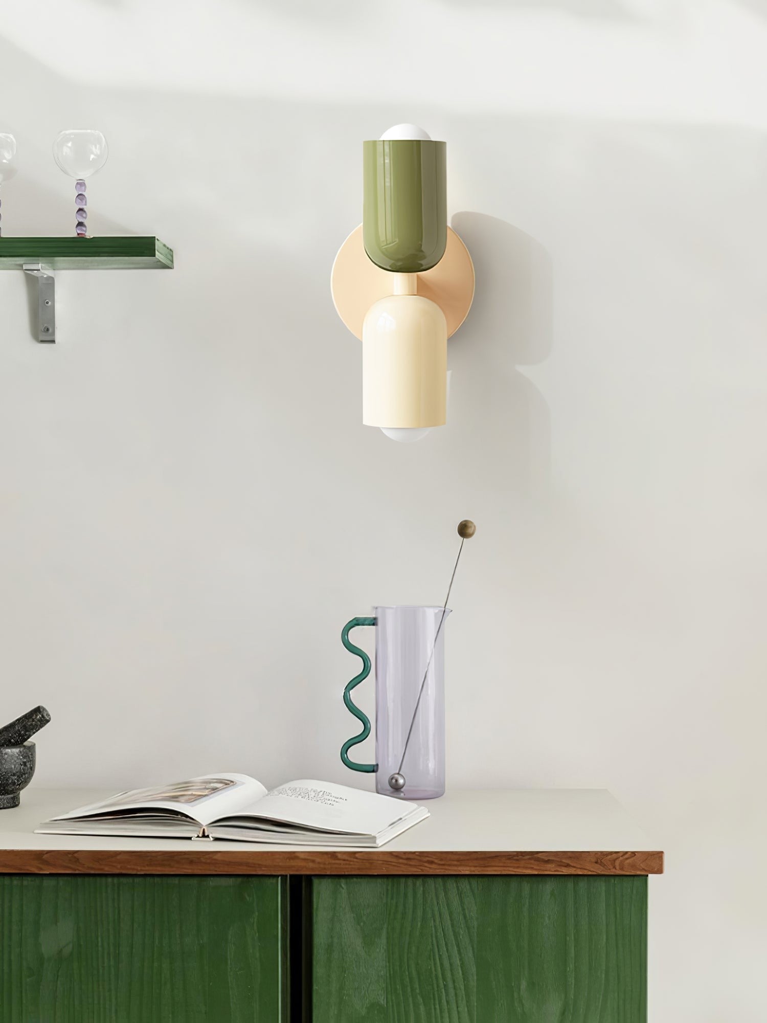 Couleur Dual Glow Wall Light, Plug-In Wall Sconce, detail 49