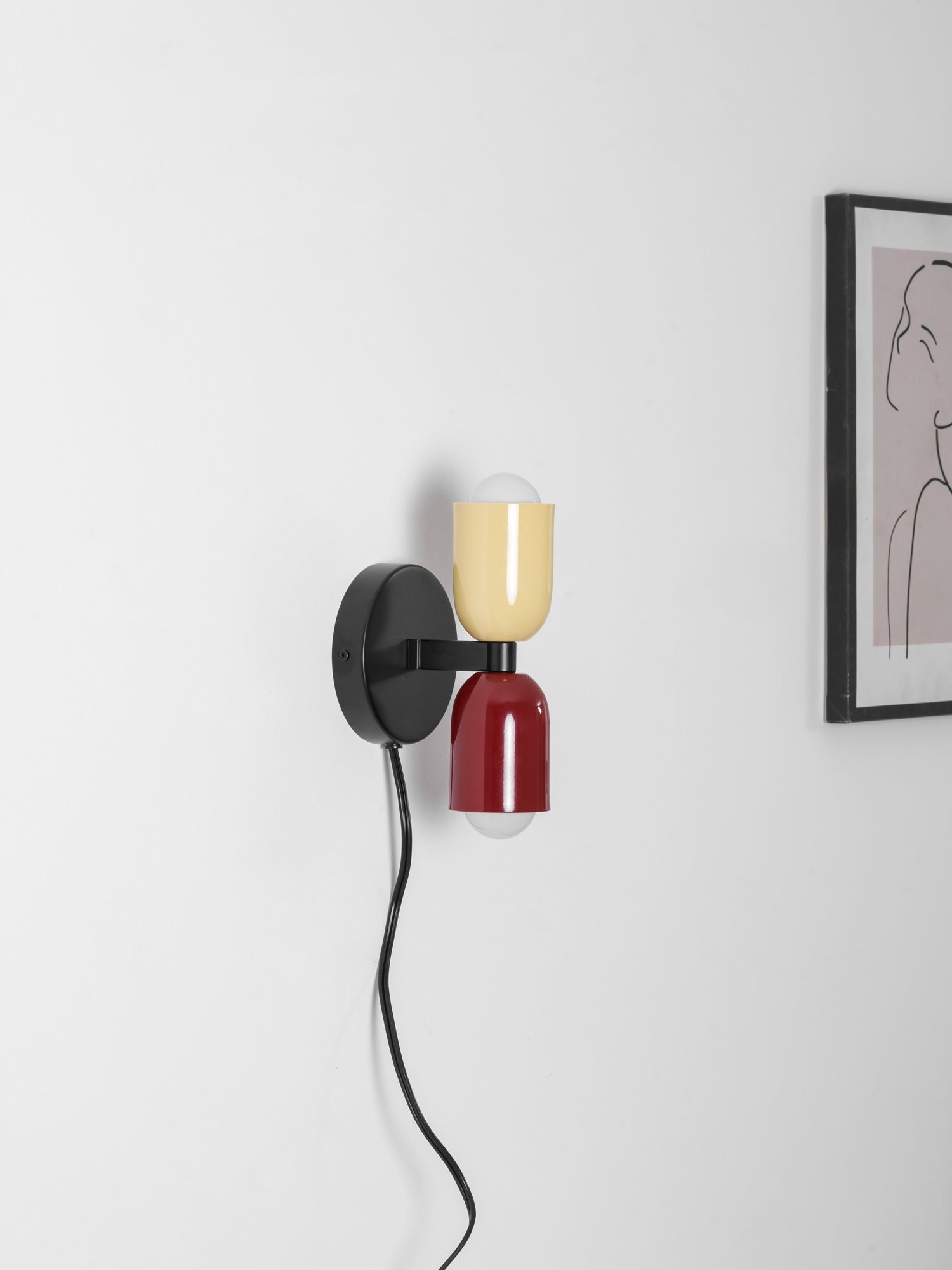 Couleur Dual Glow Wall Light, Plug-In Wall Sconce, detail 80