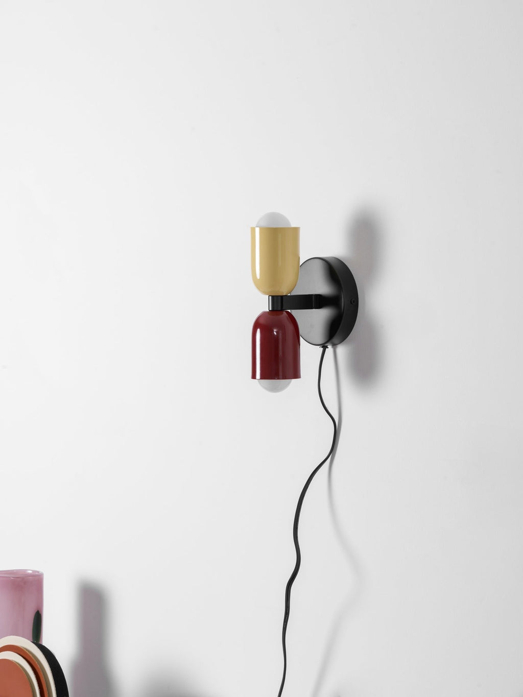 Couleur Dual Glow Wall Light, Plug-In Wall Sconce, detail 82
