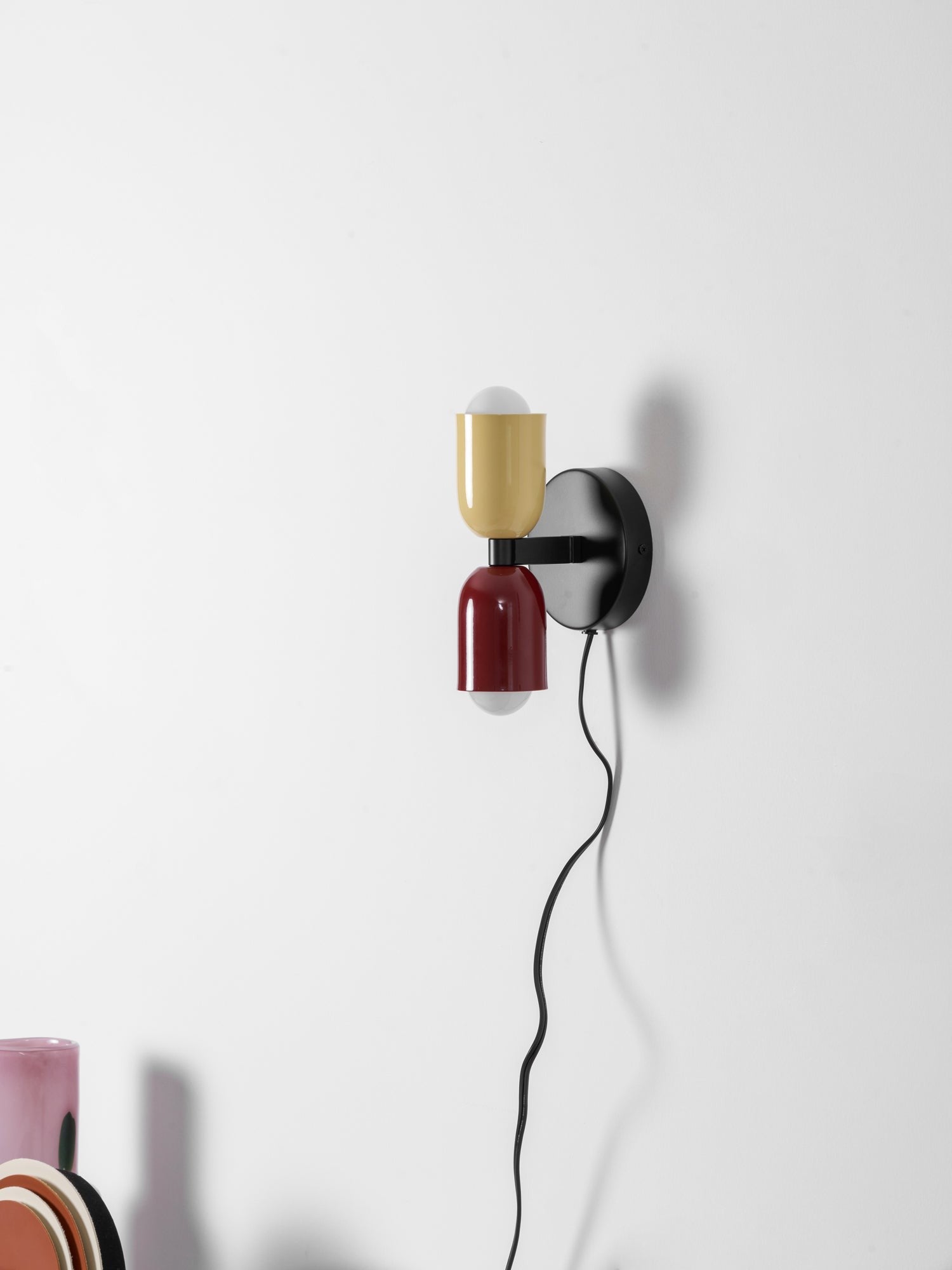 Couleur Dual Glow Wall Light, Plug-In Wall Sconce, detail 82