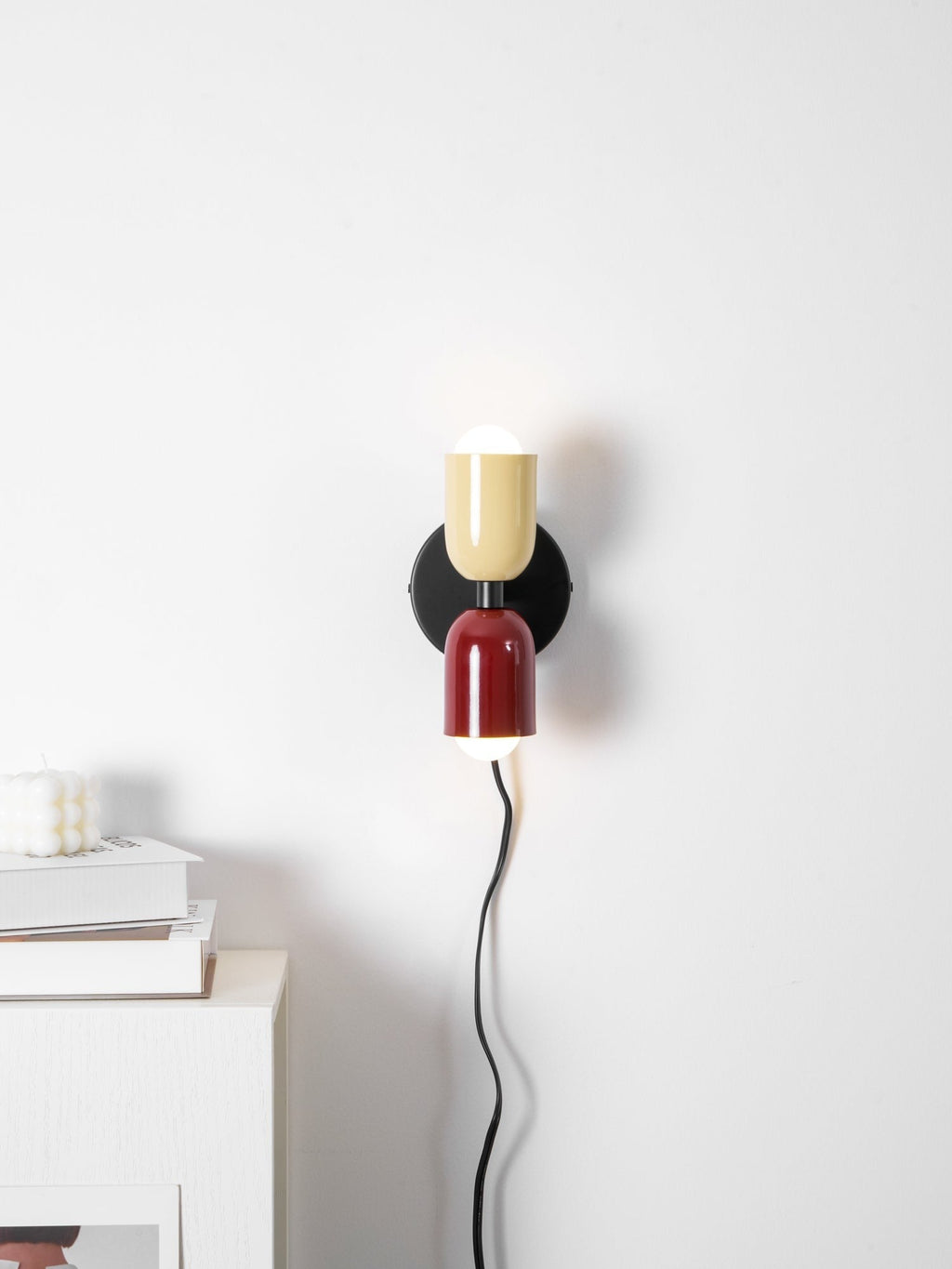 Couleur Dual Glow Wall Light, Plug-In Wall Sconce, detail 83