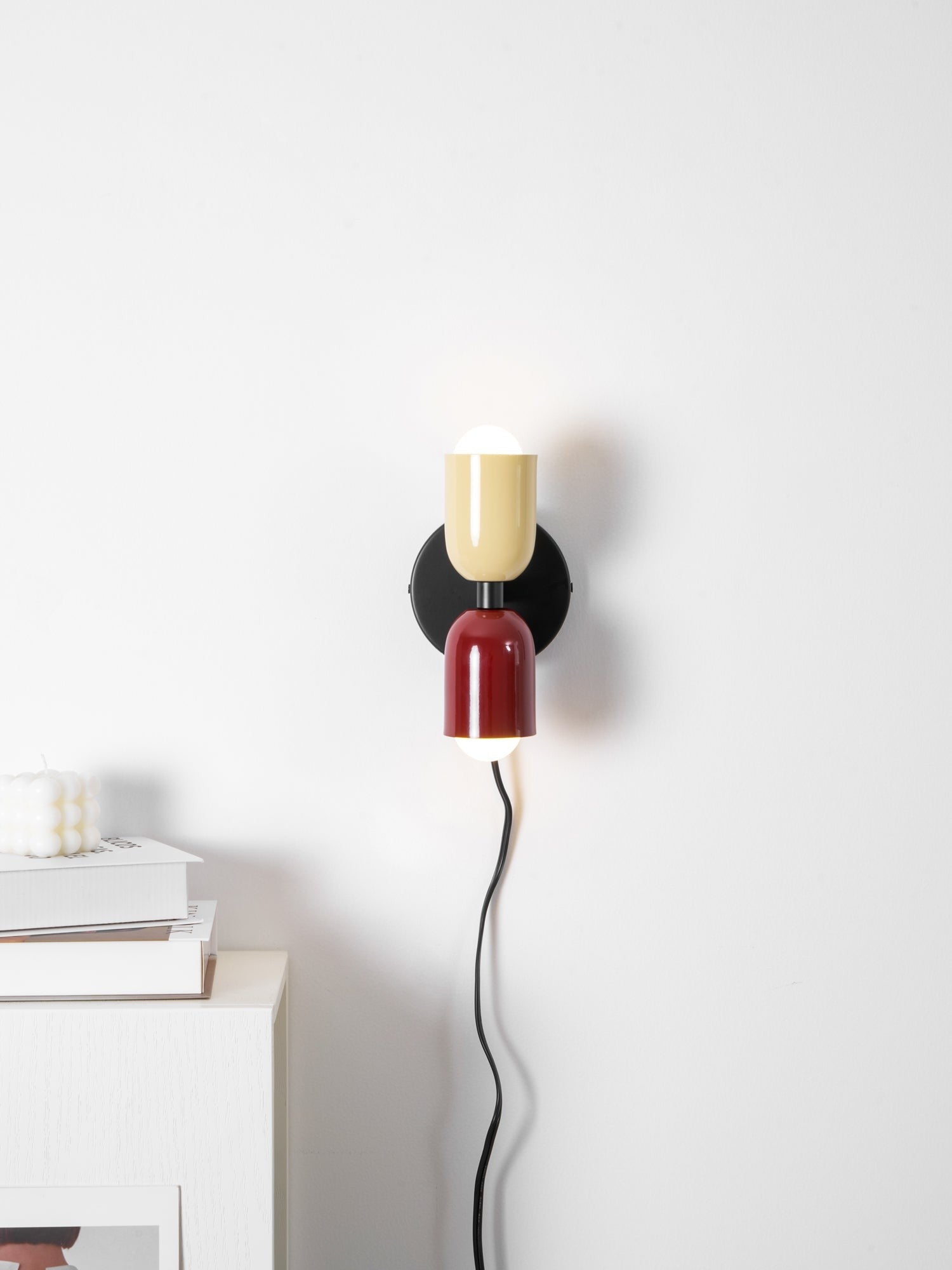 Couleur Dual Glow Wall Light, Plug-In Wall Sconce, detail 83