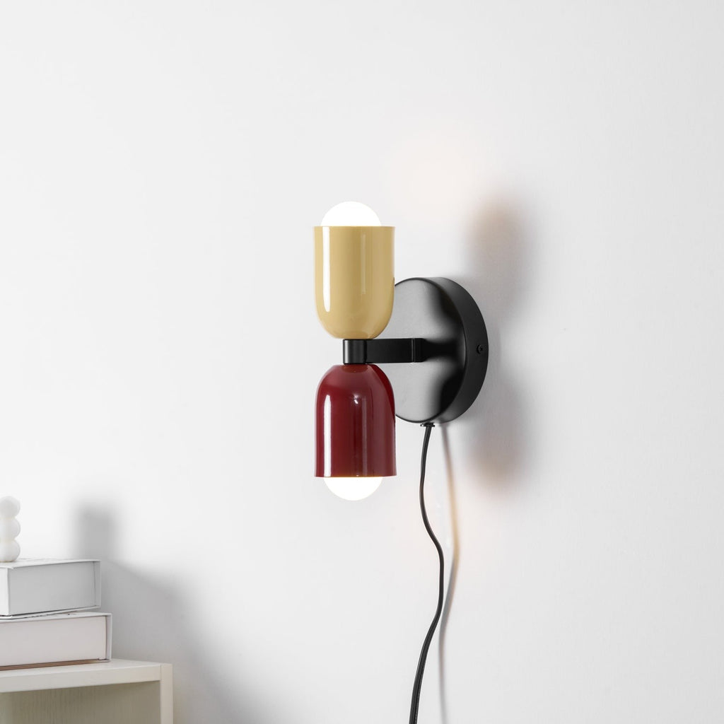 Couleur Dual Glow Wall Light, Plug-In Wall Sconce, detail 85