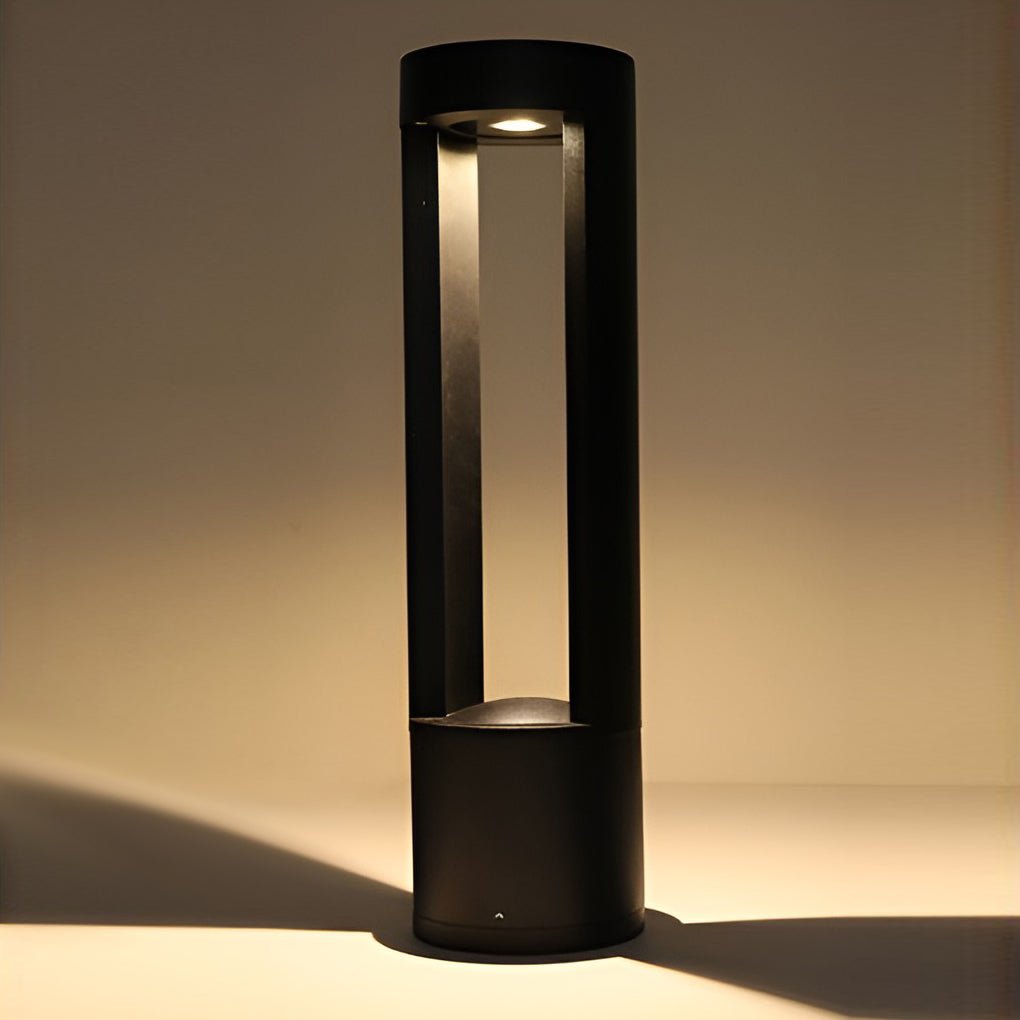 Creative Hollow Cylindrical Shaped LED Lamp Post Lights Exterior Lights Waterproof Exterior Pole Light, Outdoor Wall Light, detail 5