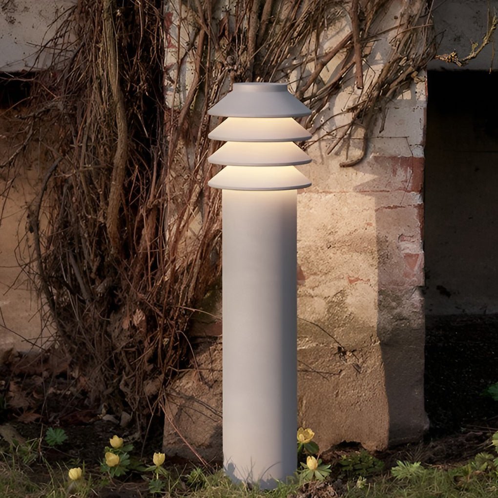 Creative LED Exterior Post Lights Garden Lights Outside Lights Landscape Lighting, Outdoor Wall Light, Die-cast Aluminum, 10"