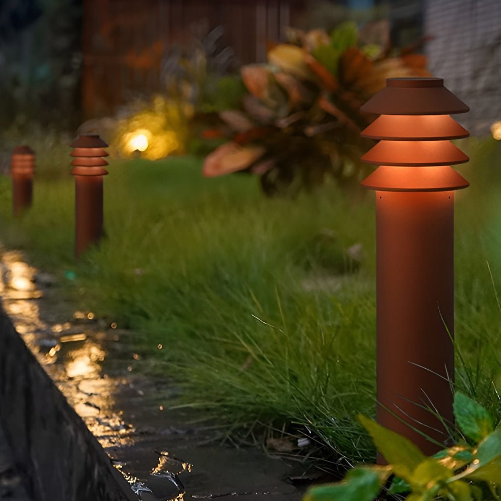 Creative LED Exterior Post Lights Garden Lights Outside Lights Landscape Lighting, Outdoor Wall Light, detail 4