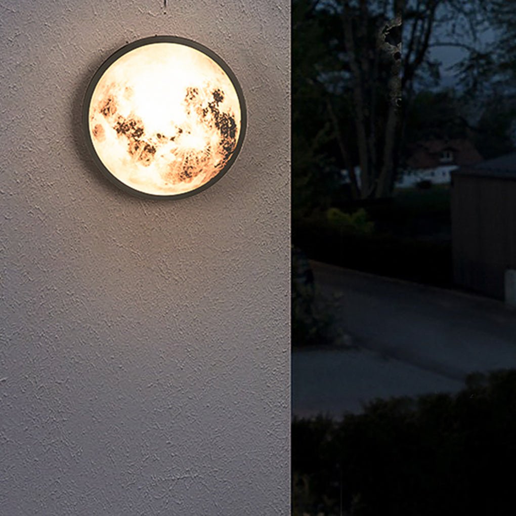 Creative Moon Exterior Waterproof Garden Light LED Exterior Wall Light, Outdoor Wall Light, detail 5