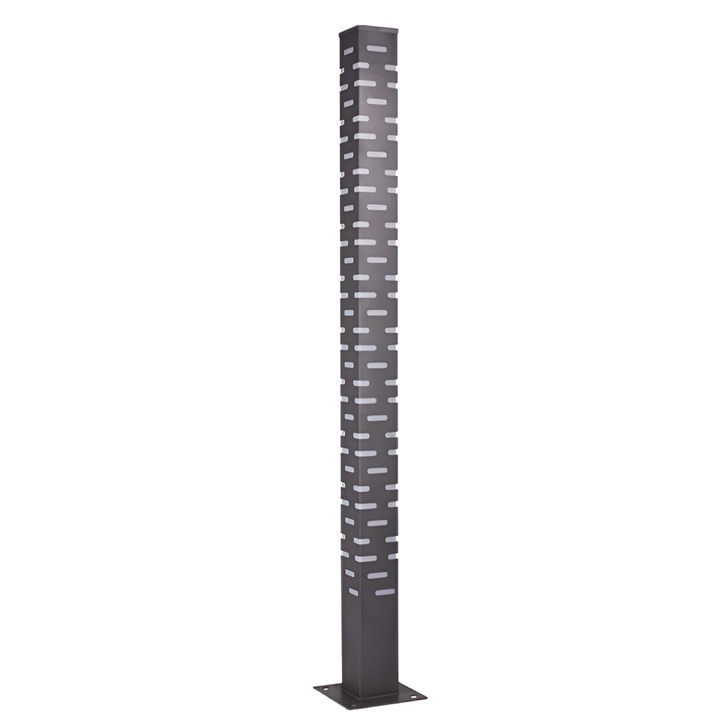 Contemporary Exterior Post Lights Decorative Pillar and Pole Lamps for Gardens and Pathways, Outdoor Wall Light, detail 9