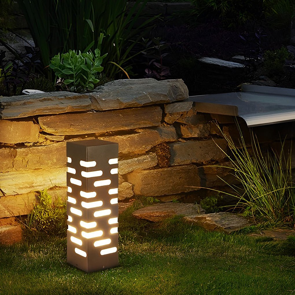 Contemporary Exterior Post Lights Decorative Pillar and Pole Lamps for Gardens and Pathways, Outdoor Wall Light, detail 12