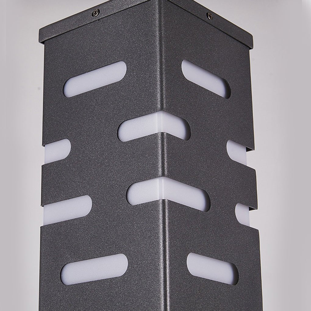 Contemporary Exterior Post Lights Decorative Pillar and Pole Lamps for Gardens and Pathways, Outdoor Wall Light, detail 13