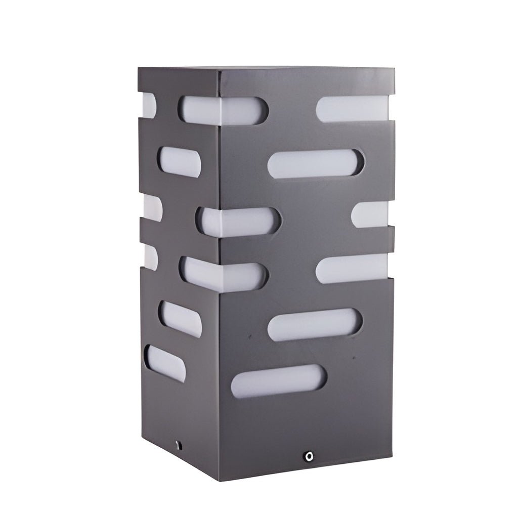 Contemporary Exterior Post Lights Decorative Pillar and Pole Lamps for Gardens and Pathways, Outdoor Wall Light, detail 7