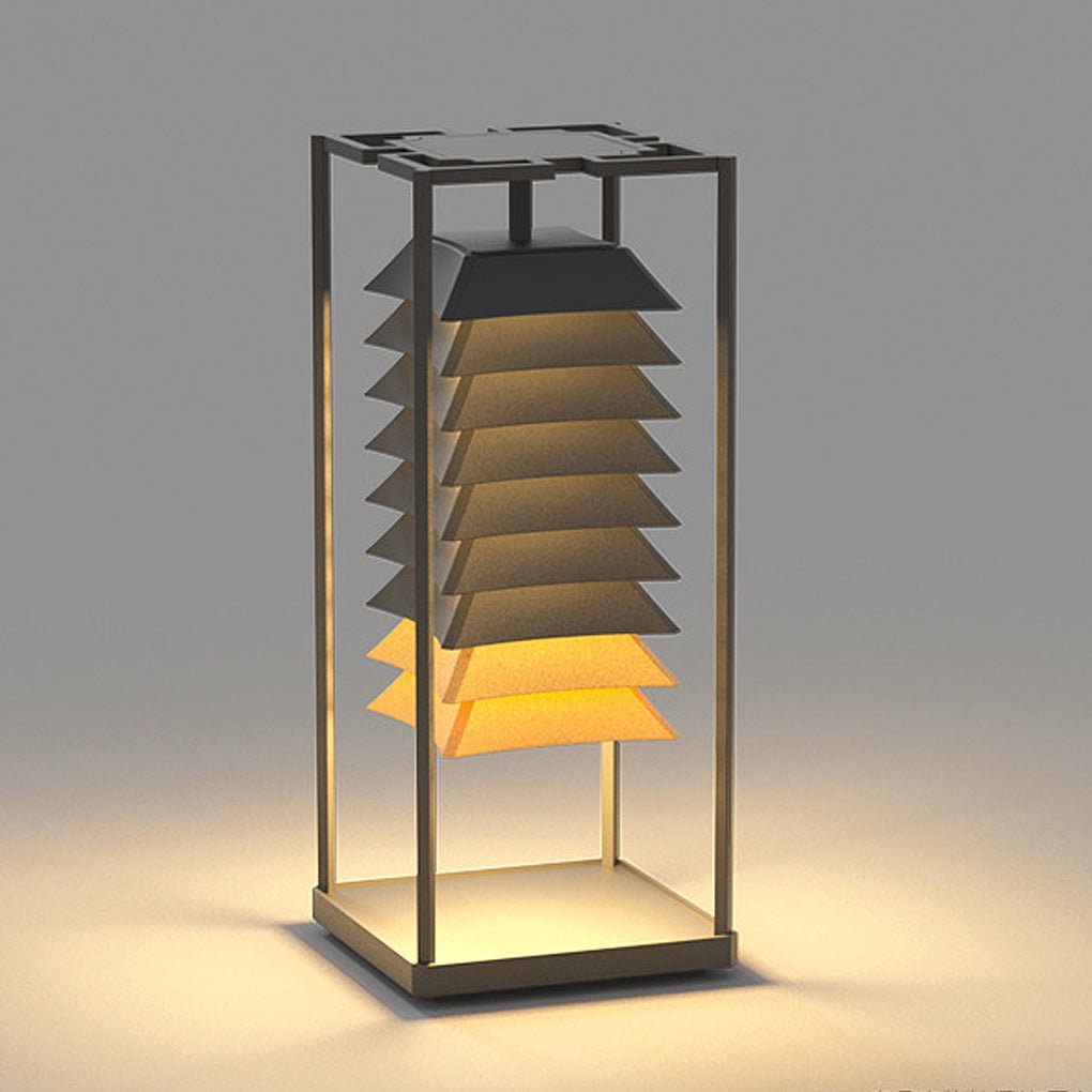 Creative Waterproof Exterior Post Lights Pillar Light Garden Lights Landscape Lighting, Outdoor Wall Light, detail 7
