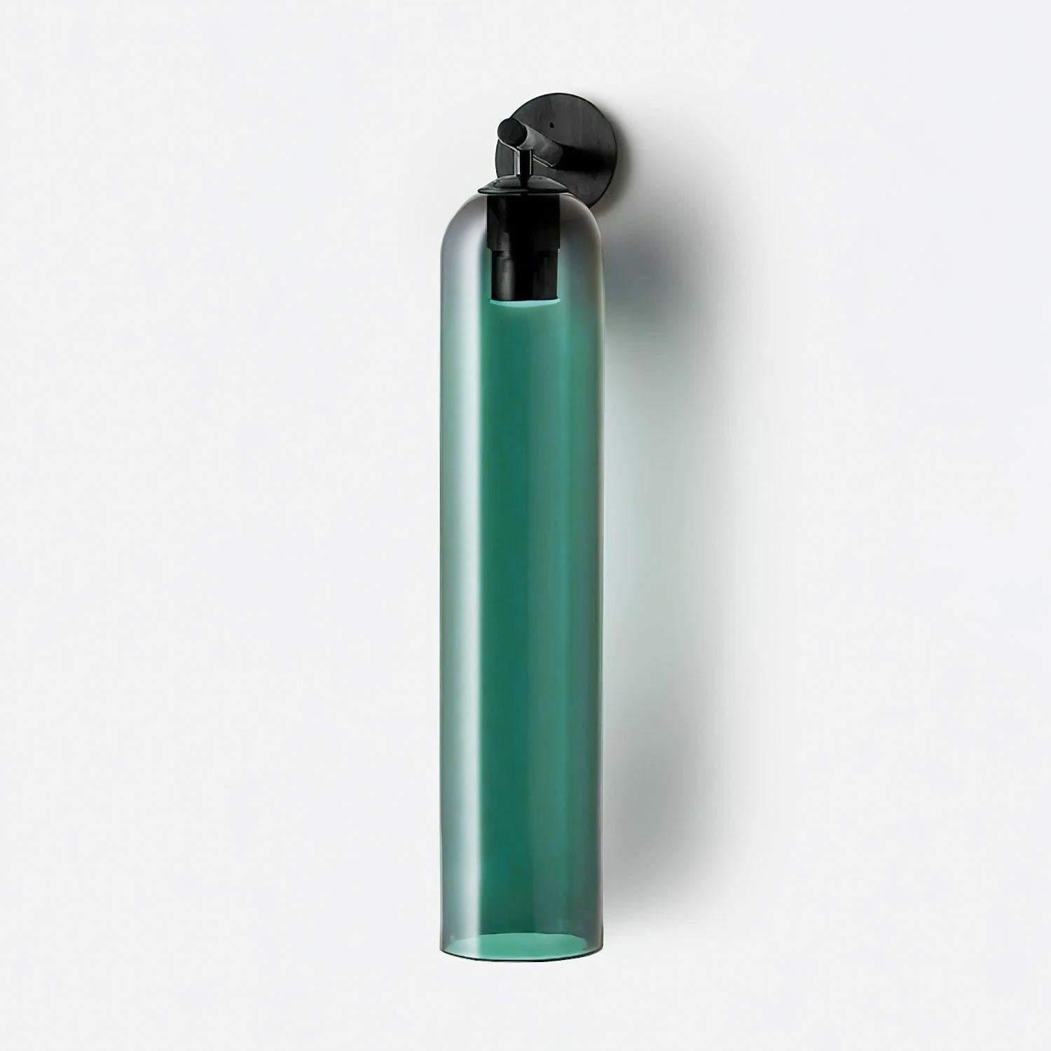 Cylindrical Art Glass Wall Light, Bedroom Wall Sconce, detail 12