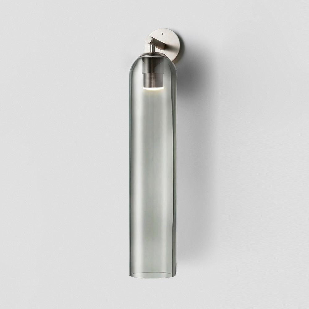 Cylindrical Art Glass Wall Light, Bedroom Wall Sconce, detail 18