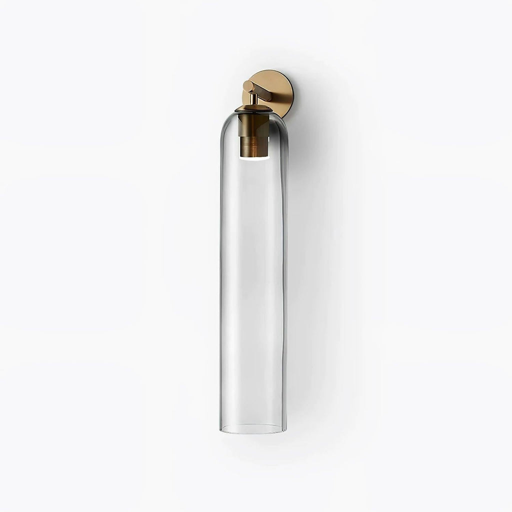 Cylindrical Art Glass Wall Light, Bedroom Wall Sconce, detail 43