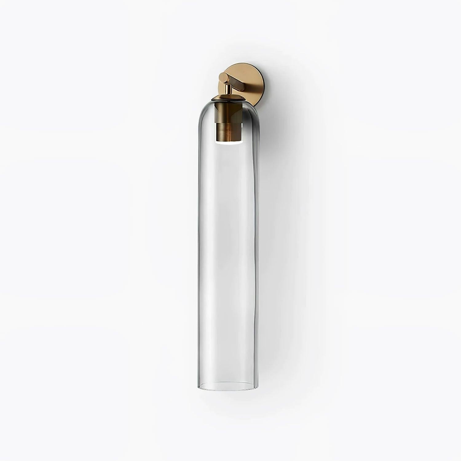 Cylindrical Art Glass Wall Light, Bedroom Wall Sconce, detail 43