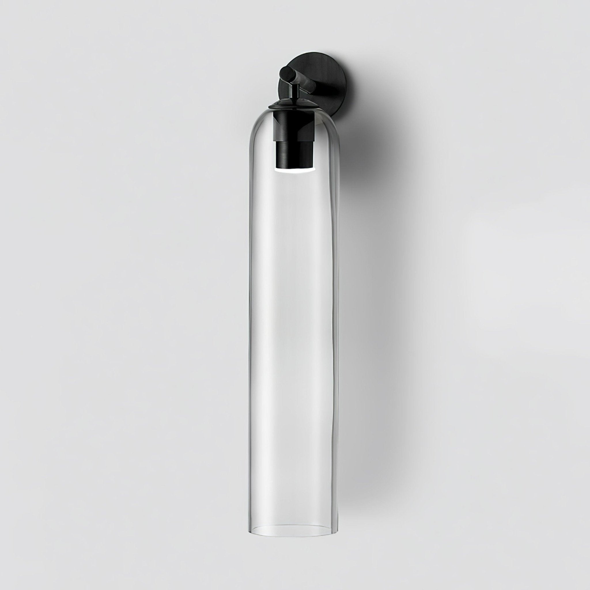 Cylindrical Art Glass Wall Light, Bedroom Wall Sconce, detail 8